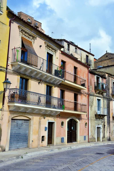 Vista Para Centro Histórico Ragusa Sicília Itália — Fotografia de Stock