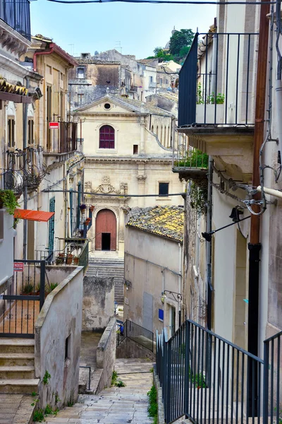 Vista Del Centro Histórico Ragusa Sicilia Italia — Foto de Stock