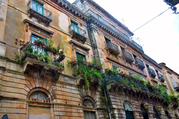 Vue Sur Centre Historique Raguse Sicile Italie — Photo