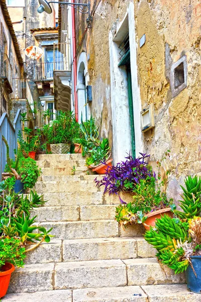 Vista Sul Centro Storico Ragusa Sicilia Italia — Foto Stock