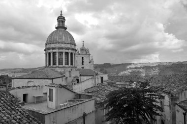 Aziz George Ragusa 'nın Kubbesi Sicilya İtalya