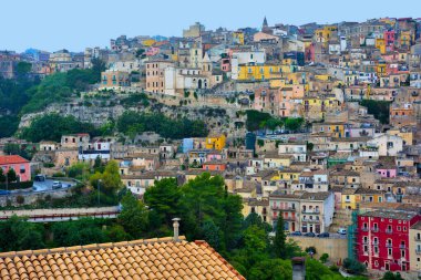 Ragusa Sicilya İtalya panoraması