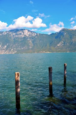 Brescia İtalya 'nın Limon Konsolosu Garda' nın panoraması