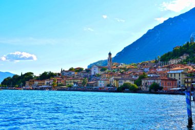 Brescia İtalya 'nın Limon Konsolosu Garda' nın panoraması
