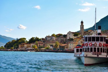 Brescia İtalya 'nın Limon Konsolosu Garda' nın panoraması