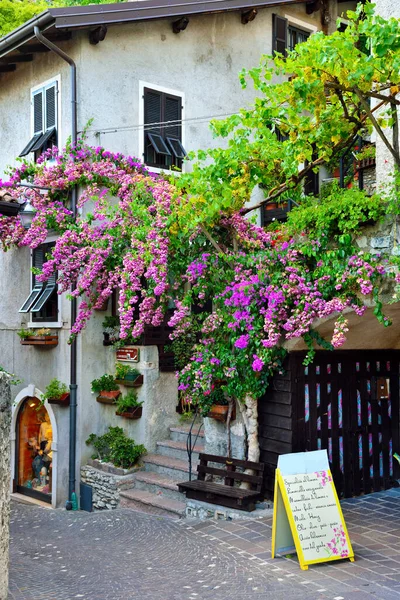 Centro Histórico Limone Sul Garda Italia — Foto de Stock