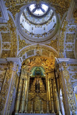 30 Mayıs 2025 Lizbon Portekiz Ulusal Azulejo Müzesi 'ne ev sahipliği yapan Tanrı' nın Annesi Manastırı Kilisesi.