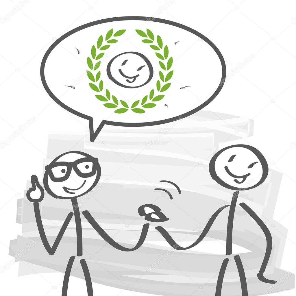 compliment vector illustration