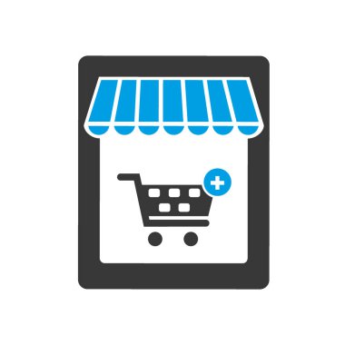 Web sitesinde ya da Mobil Uygulama Vektörü Konseptinde Çevrimiçi Alışveriş Online 