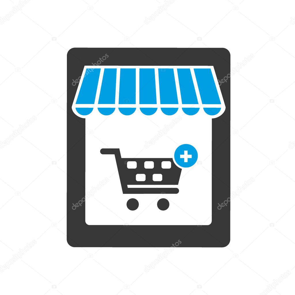Online Shopping Online on Website or Mobile Application Vector Concept 