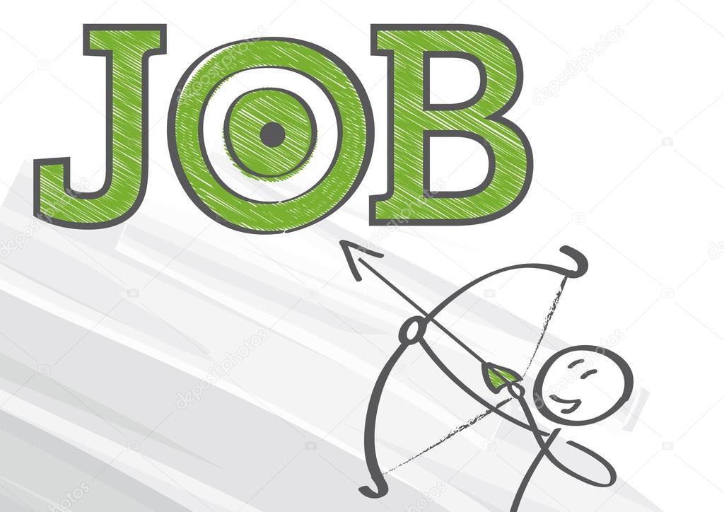 Job hunt — Stock Vector © trueffelpix 54391773