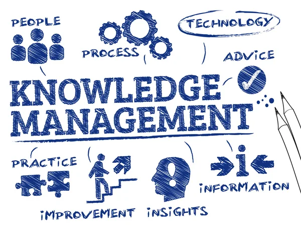 Knowledge Management — Stock Vector