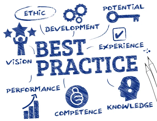 Best Practice — Stock Vector