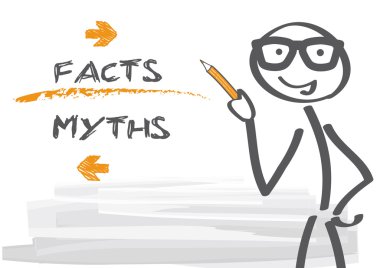 myths and facts clipart