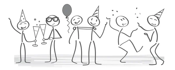 Celebración banner vector ilustración — Vector de stock