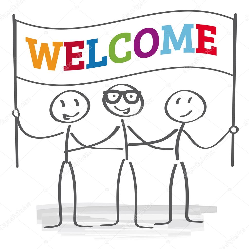 welcome sign - vector illustration