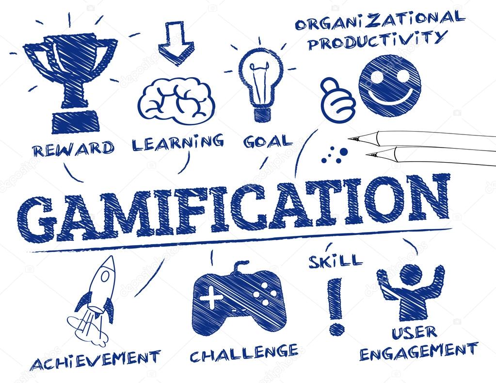 Gamification concept - vector illustration
