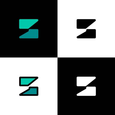 5 numaralı logo, beş numara, marka adı tasarımın için dört rakamlı set, vektör illüstrasyonu 10 EPS