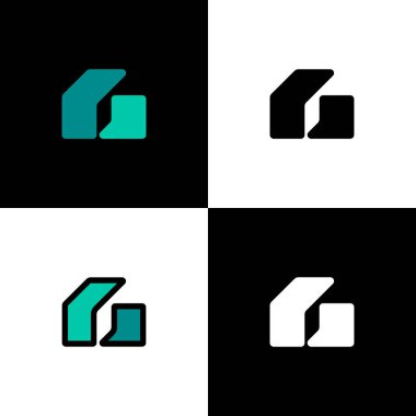 6 numaralı logo, altı numara, marka adı tasarımın için dört rakamlı set, vektör illüstrasyonu 10 EPS