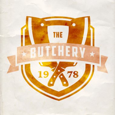 kasaplık veya et shop logo