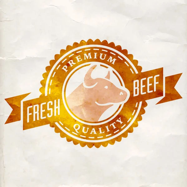 logo şablonu kasaplık veya et Shop