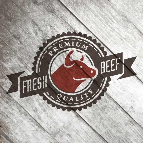 logo şablonu kasaplık veya et Shop