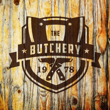 kasaplık veya et shop logo