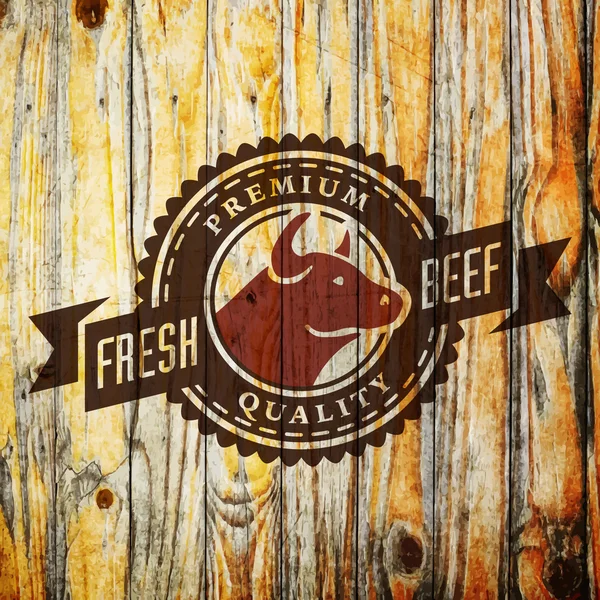 logo şablonu kasaplık veya et Shop