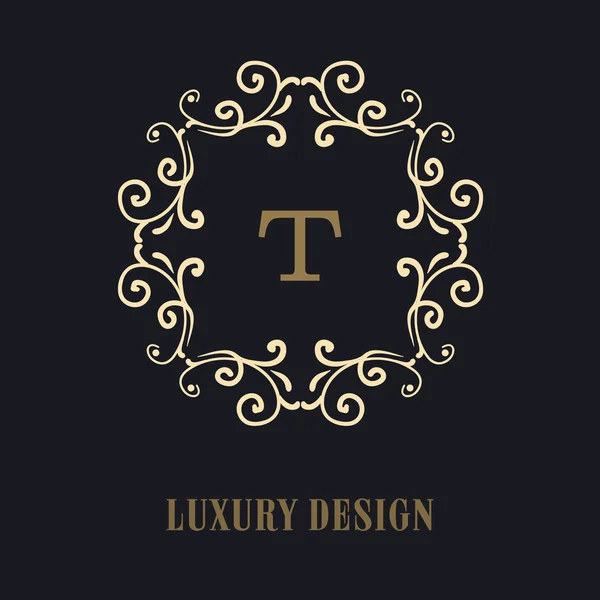 Luxury logo design — Stock Vector