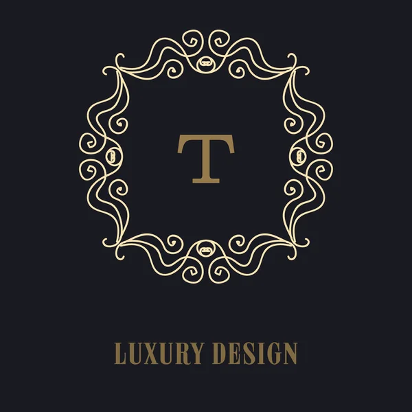 Дизайн логотипа класса люкс — стоковый вектор