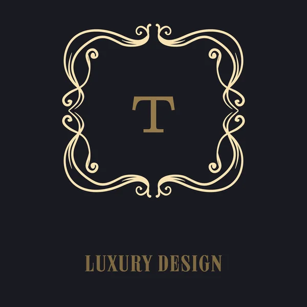 Diseño de logotipo de lujo — Archivo Imágenes Vectoriales