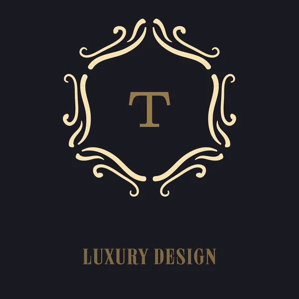 Luxus-Logo-Design — Stockvektor