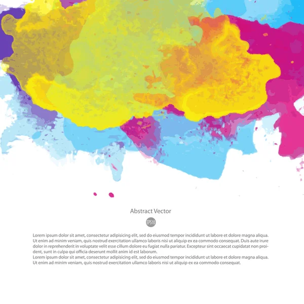 Parlak renkli sulu boya arka plan