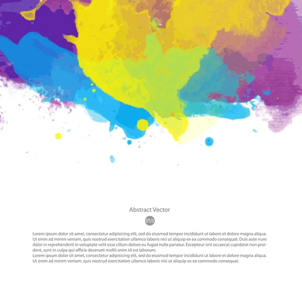 Parlak renkli sulu boya arka plan