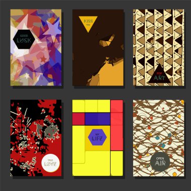 İş broşür afiş tasarım düzen vektör