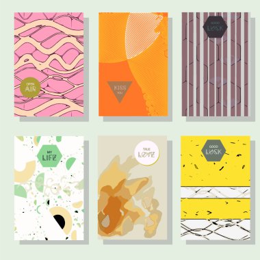 İş broşür afiş tasarım düzen vektör