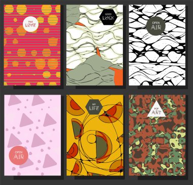 İş broşür afiş tasarım düzen vektör