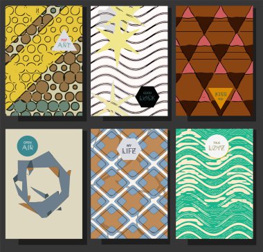 İş broşür afiş tasarım düzen vektör