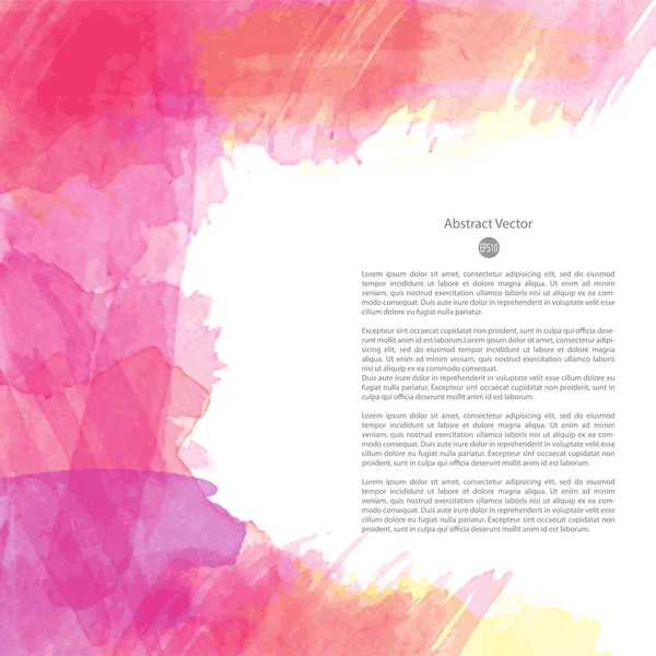 Vetor fundo aquarela — Vetor de Stock