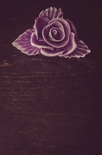 Concetto di funerale con fiore di rosa — Foto Stock