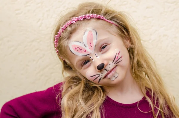 Child with face painting — Stock Photo, Image