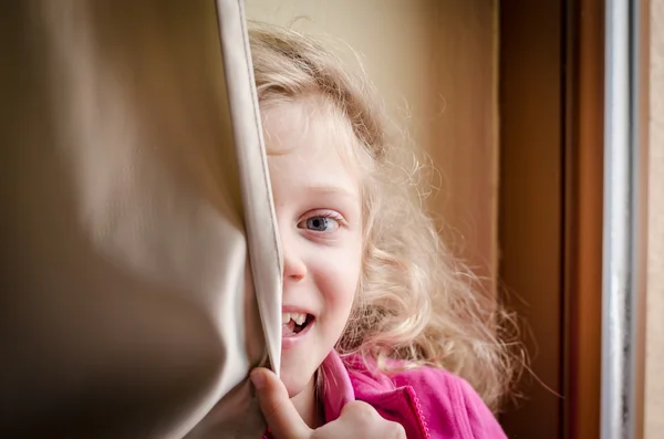 Happy laughing kid — Stock Photo, Image