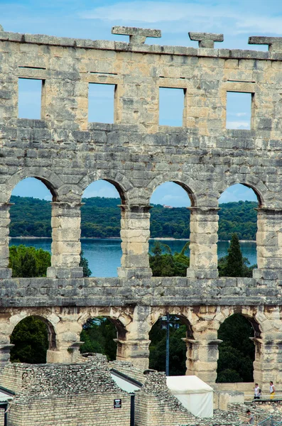 Romeinse arena in Kroatië — Stockfoto