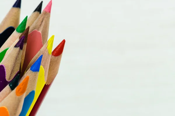 Grupo de lápis de cor — Fotografia de Stock