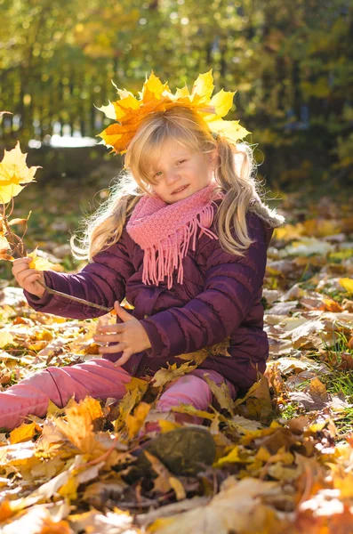 Genieten van de herfst tijd — Stockfoto