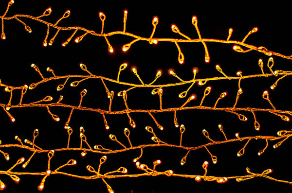 abstract neutral illuminated background christmas concept