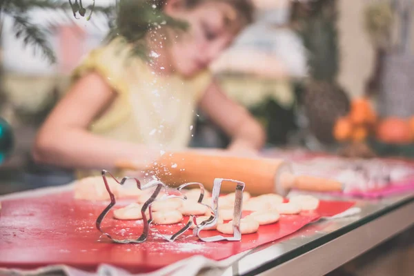 Formas Molde Cozinha Natal Botas Anjo Sino — Fotografia de Stock