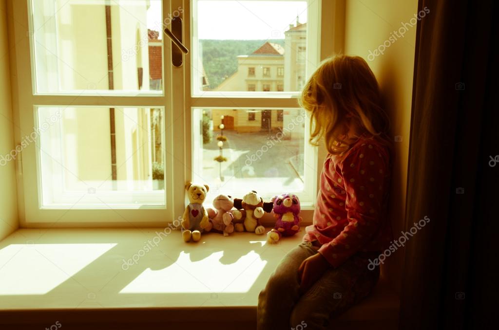 girl with toys