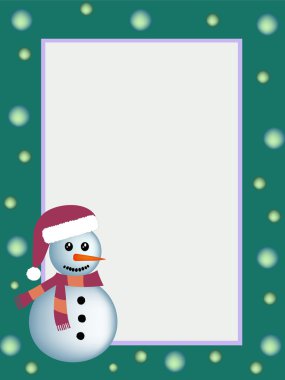 kardan adam illüstrasyon