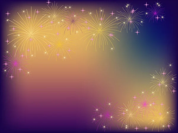 Fireworks background — Stock Photo, Image